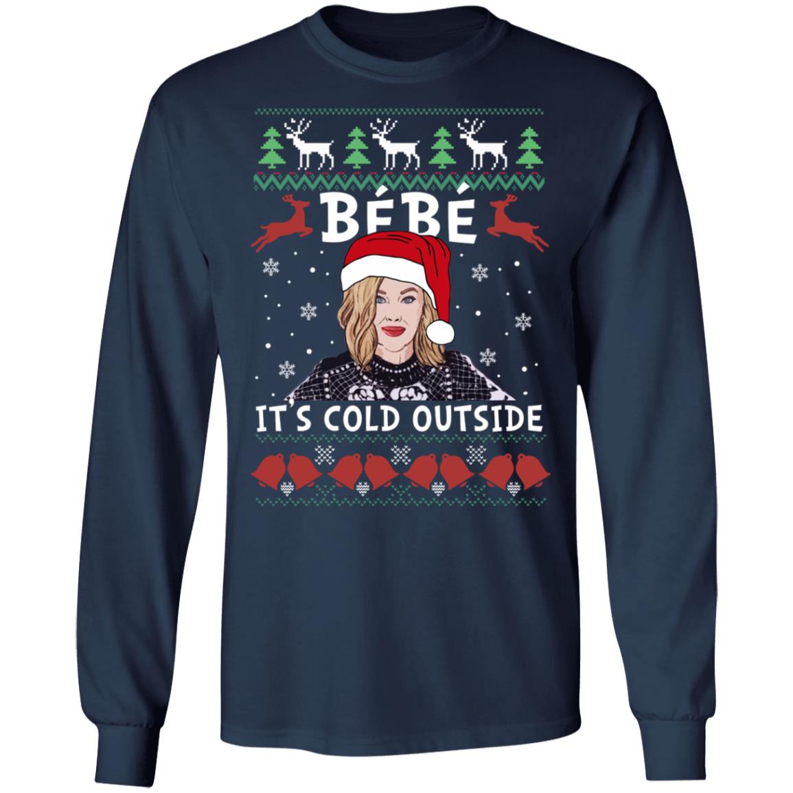 Moira Rose Bebe It’s Cold Outside Christmas Sweater | Teemoonley.com