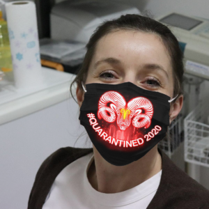Zodiac - Aries #Quarantined 2020 Cloth Face Mask