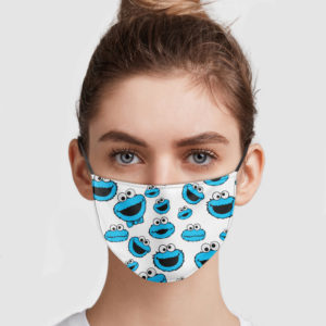 Sesame Street Cookie Face Face Mask