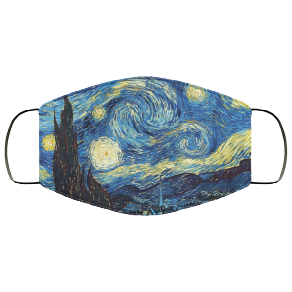 The Starry Night - Van Gogh Face Mask