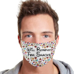 Will Remove For Snacks Face Mask