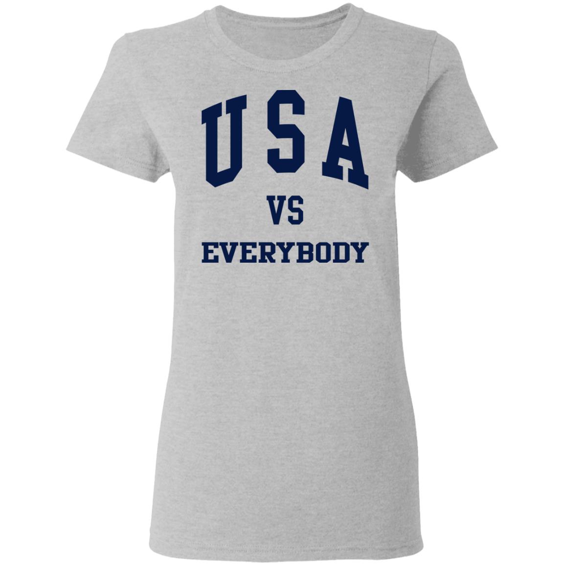 USA Vs Everybody Sweatshirt | Teemoonley.com