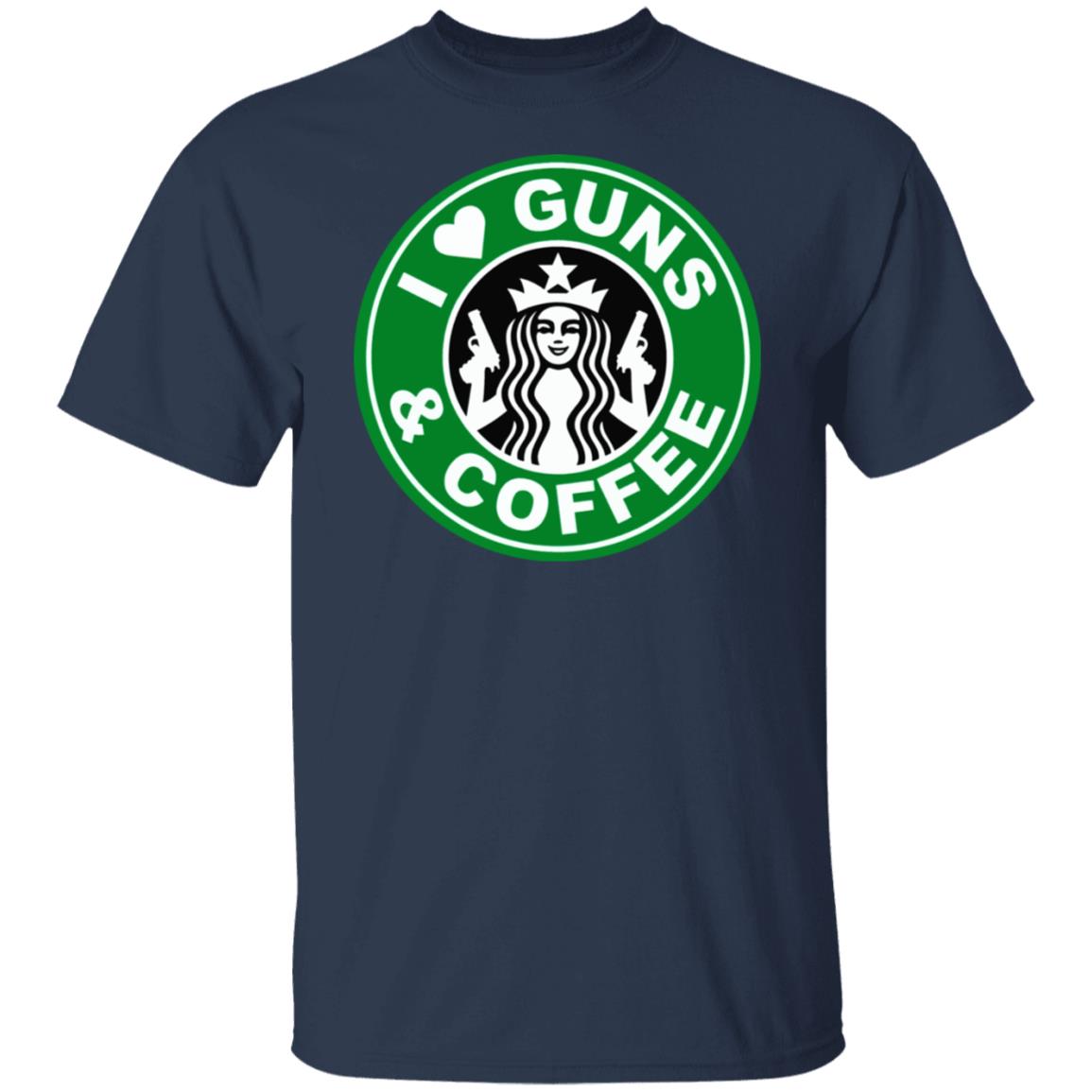 I Love My Guns 'N Coffee Shirt 