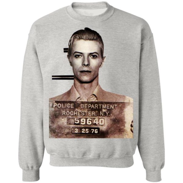David Bowie Mugshot Shirt