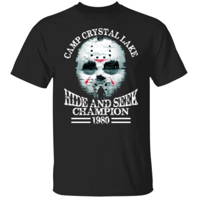 Jason Voorhees Camp Crystal Lake Hide And Seek Champion 1980 Shirt