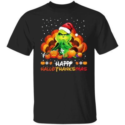 Grinch – Happy HalloThanksMas Shirt