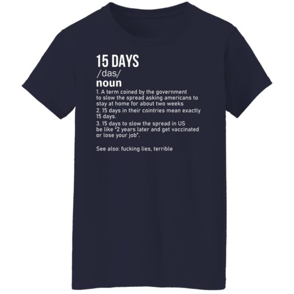 15 Days To Slow The Spread Shirt