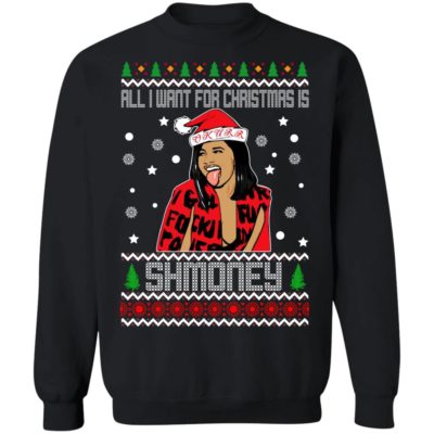Cardi B All I Want For Christmas Is Shmoney Christmas Sweater