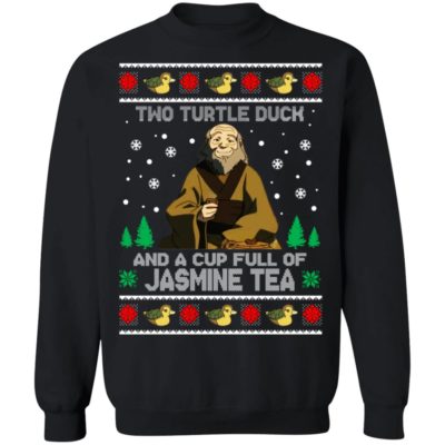 Uncle Iroh - Two Turtle Ducks And A Cup Full Of Jasmine Tea Christmas Sweater