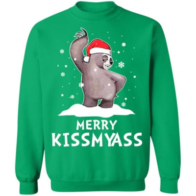 Sloth Santa – Merry Kiss My Ass Shirt