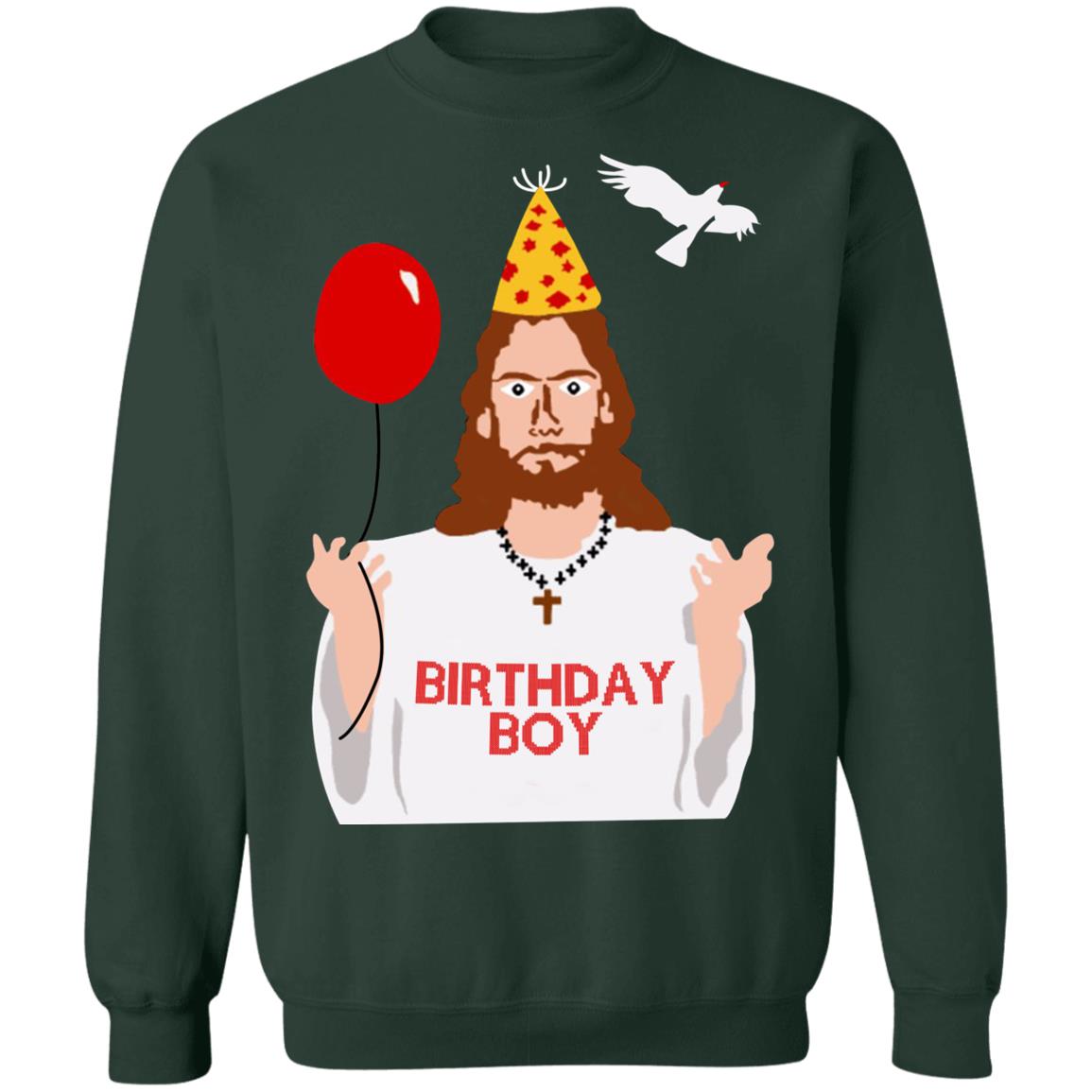 dwaas naakt Vlucht Jesus Birthday Boy Shirt | Teemoonley.com