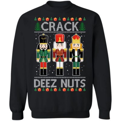 Nutcracker Crack Deez Nuts Christmas Sweater