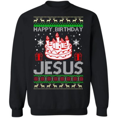 Happy Birthday Jesus Christmas Sweater