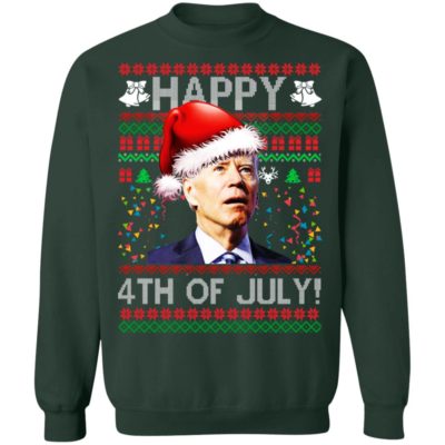 Joe Biden Happy 4th Of July Christmas Sweater