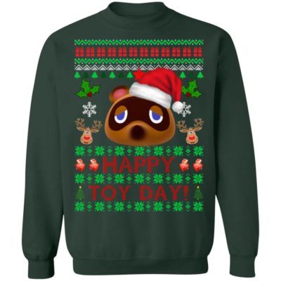 Tom Nook Happy Toy Day Christmas Sweater