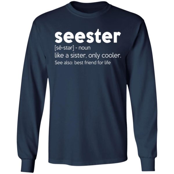 Seeter – Like A Sister Only Cooler Best Friend For Life Shirt
