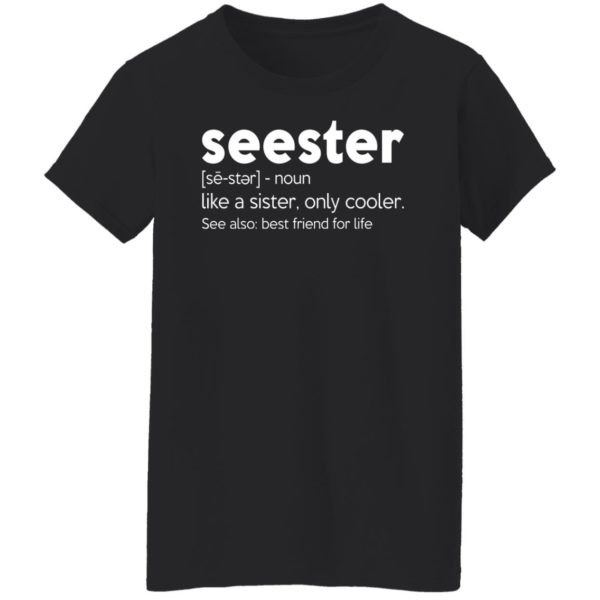 Seeter – Like A Sister Only Cooler Best Friend For Life Shirt
