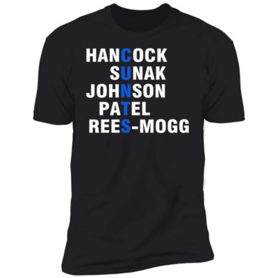 Hancock - Sunak - Johnson - Patel - Rees-mogg Shirt