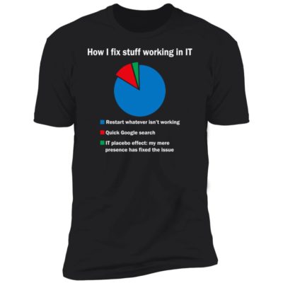 How I Fix Stuff Working In IT Shirt