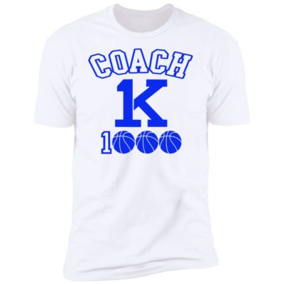 Coach K 1000 Wins Basketball Shirt
