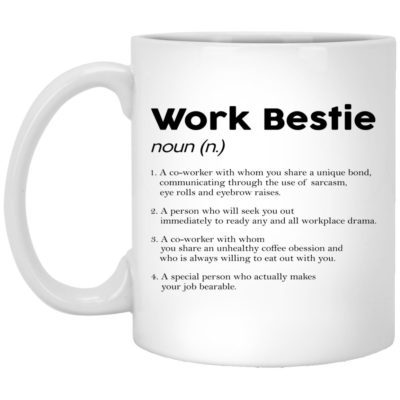 Work Bestie Definition Mugs