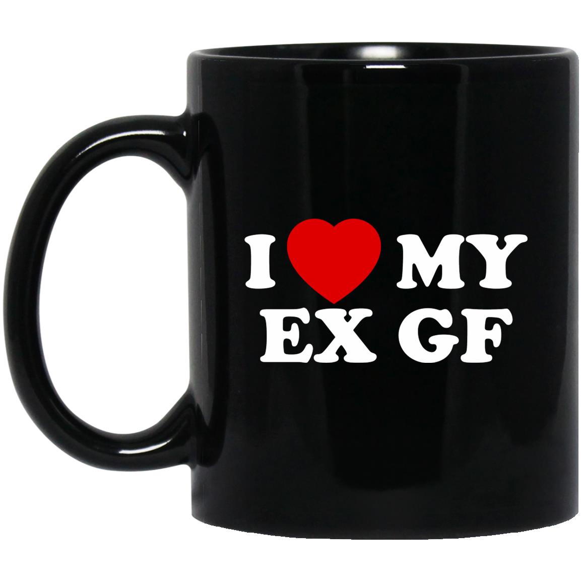 I Love My Ex GF Mugs Teemoonley image