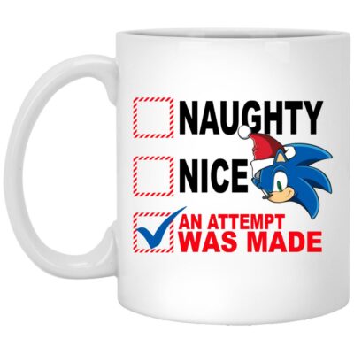 Naughty - Nice - An Attempt Was Made Mugs