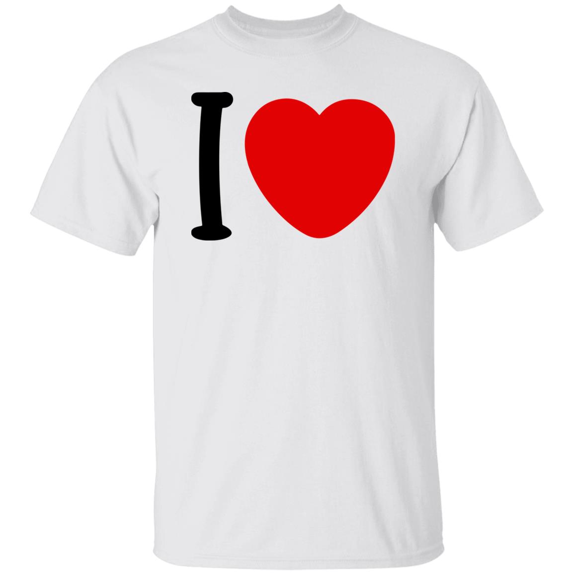 matchmaker vrijheid Inspiratie I Heart I Love Shirt | Teemoonley.com